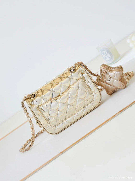 Hyper Peter COIN STAR CHANEL FLAP PURSE & BAG MINI 0714